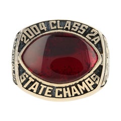 2004 Florida HS State Football Championship Ring 10k Gold Matthew Saez Immokalee