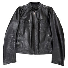 Chaqueta de cuero de motero «Gucci by Tom Ford» de 2004