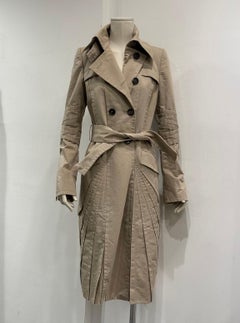 2004 Gucci by Tom Ford paneled nylon trench coat