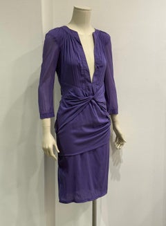 2004 Gucci by Tom Ford purple dress