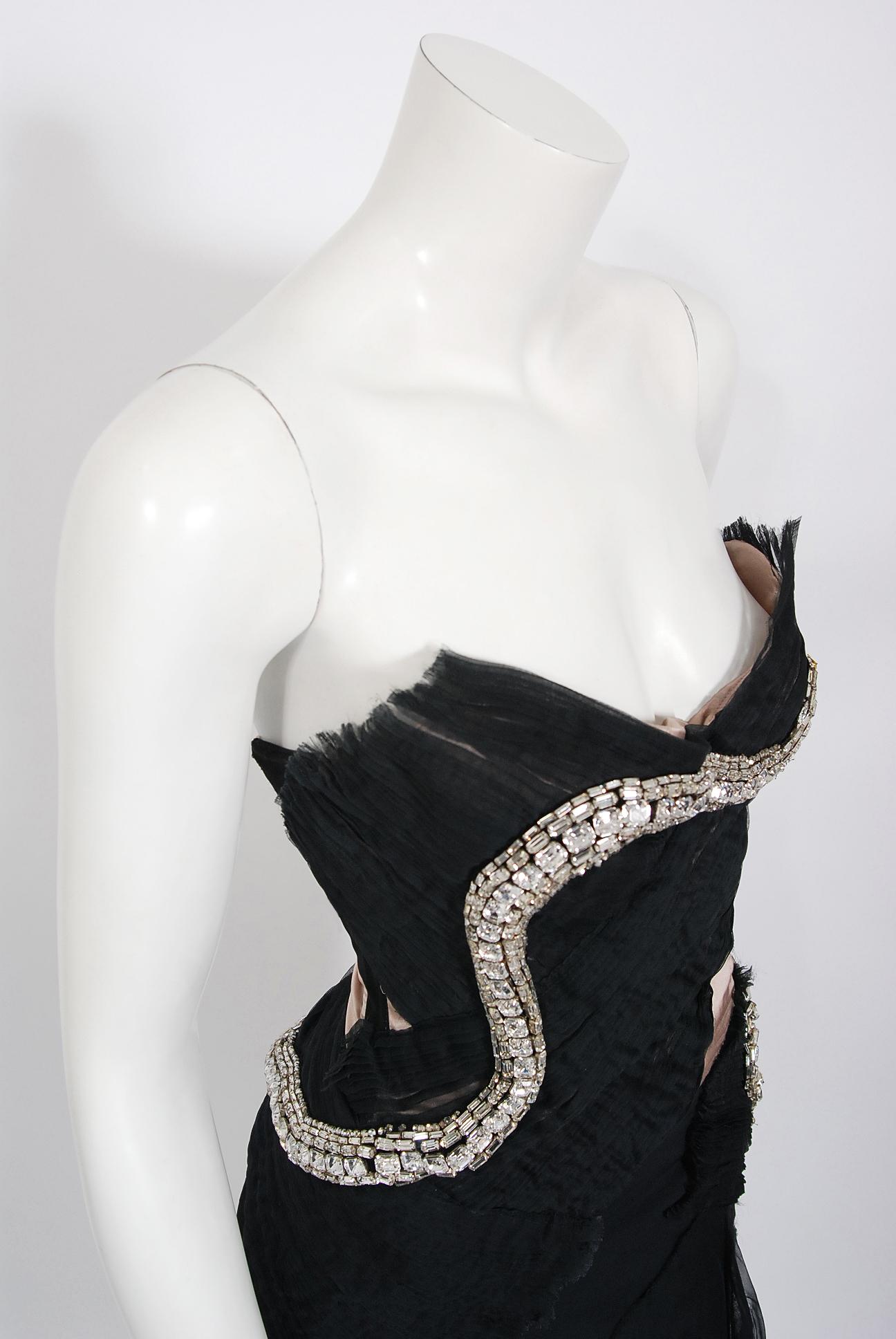 snake dress black