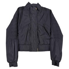 2004 Gucci by Tom Ford technical nylon paneled bomber jacket