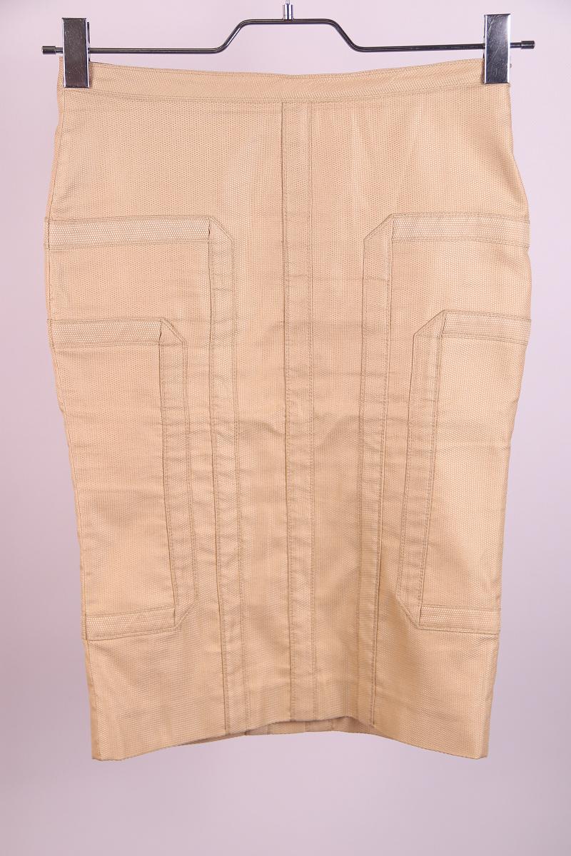 2004 Gucci Tom Ford 2004 Skirt Cotton Silk For Sale 2