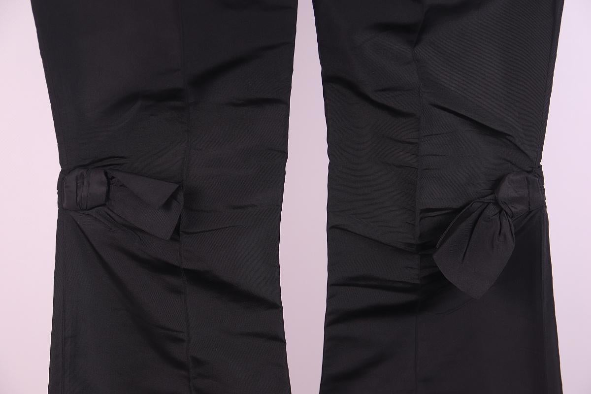 Nero 2004 Gucci Tom Ford  pantaloni di seta in vendita