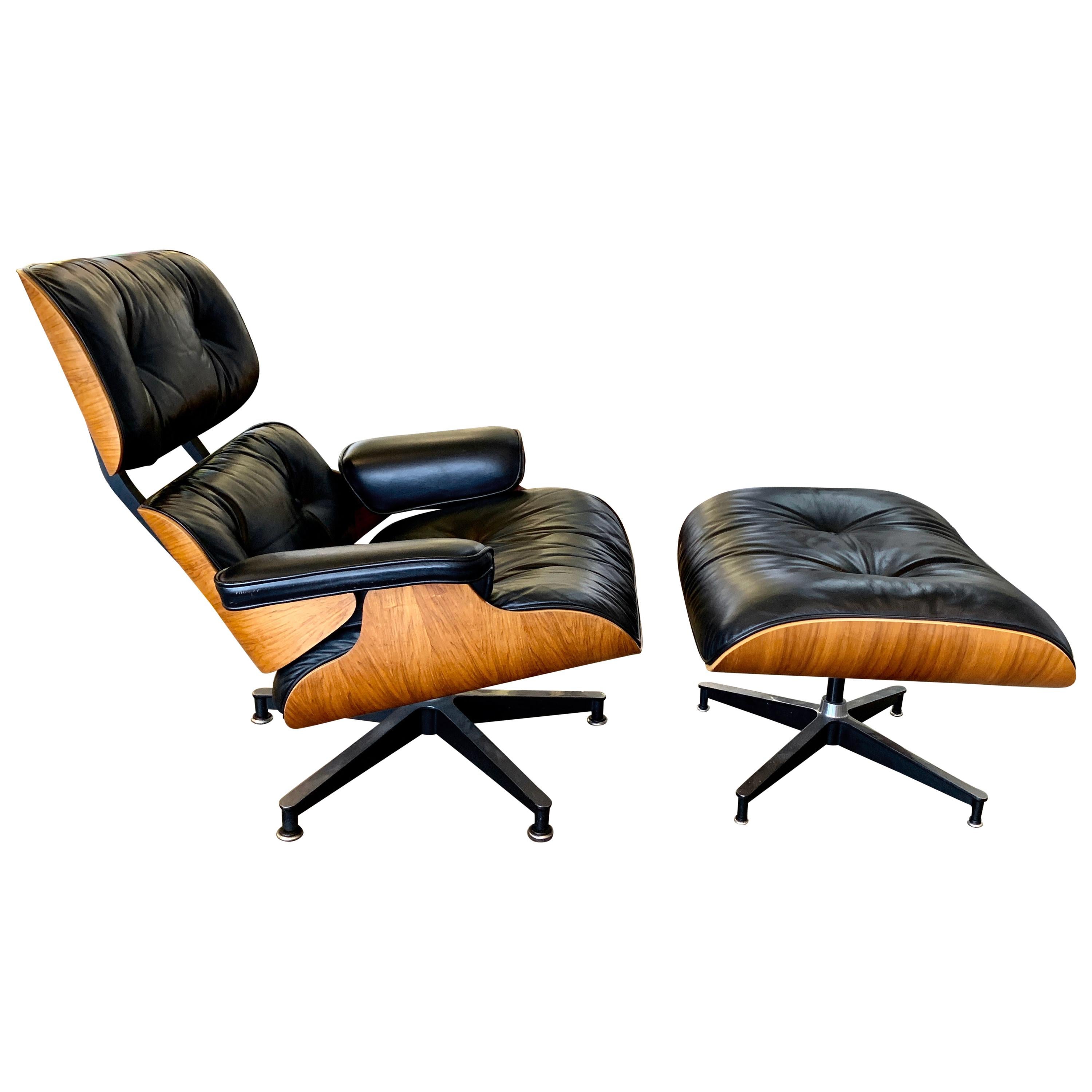 2004 Herman Miller Eames Lounge Chair and Ottoman