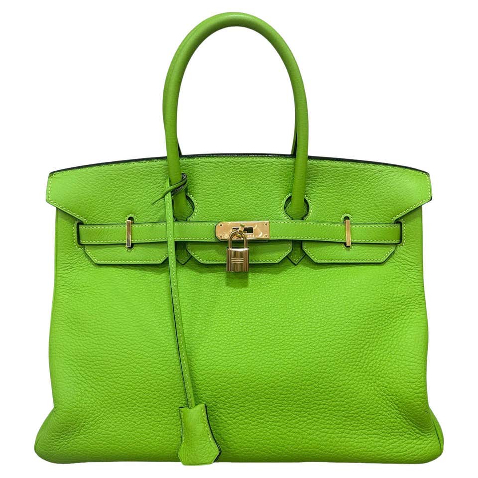 Hermes Birkin 30 Bag Limited Edition Camouflage Emerald Green Crocodile ...