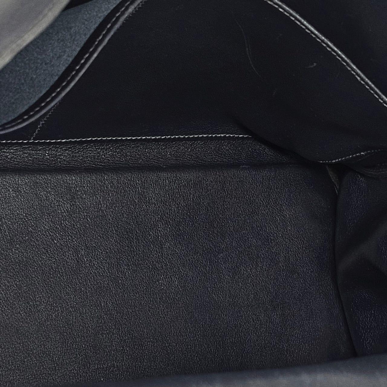 2004 Hermes Bolso Kelly 35 Azul Índigo Swift Retourne 11