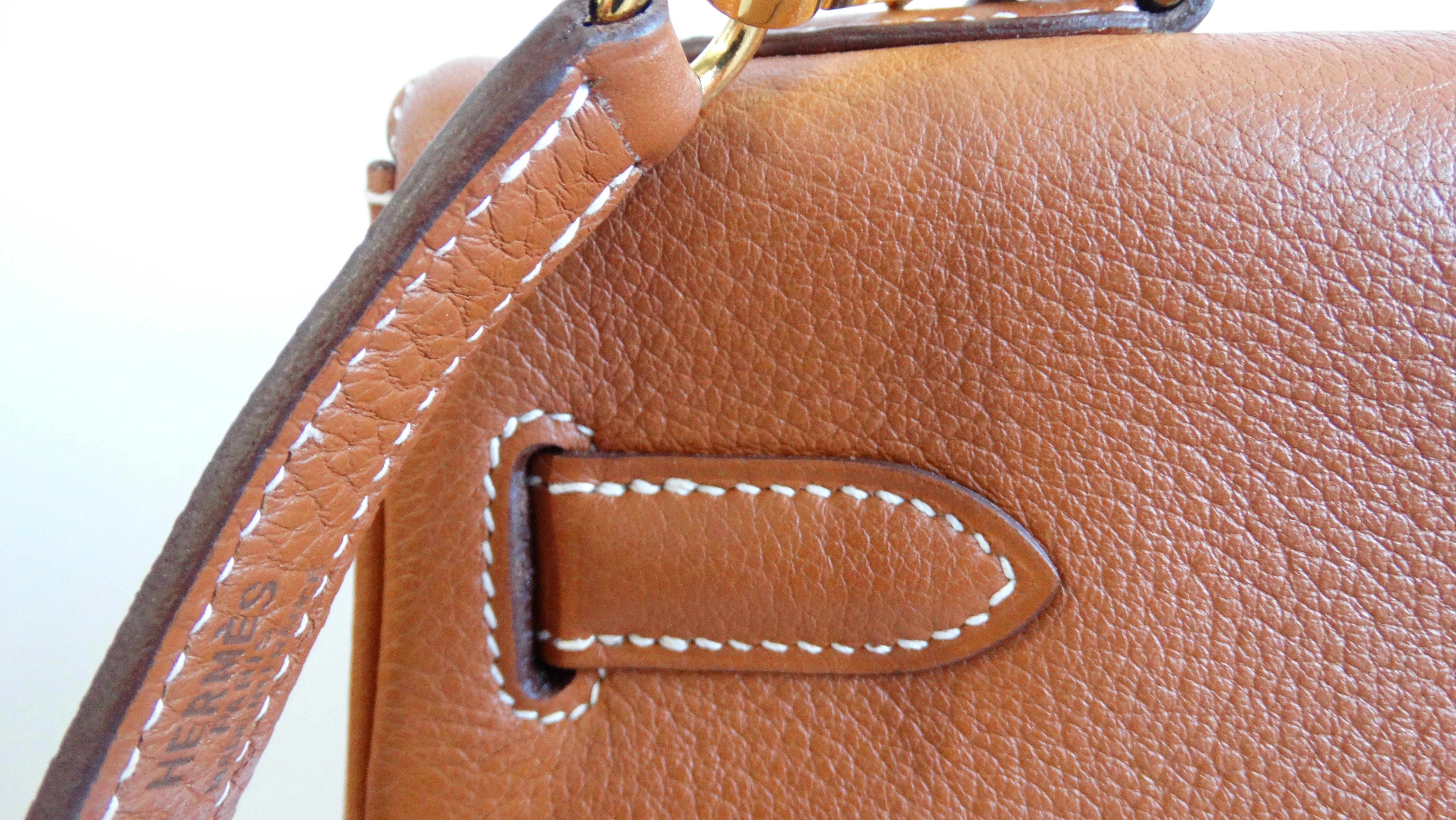 Hermès Kelly Retourne 32cm Gold Togo 8