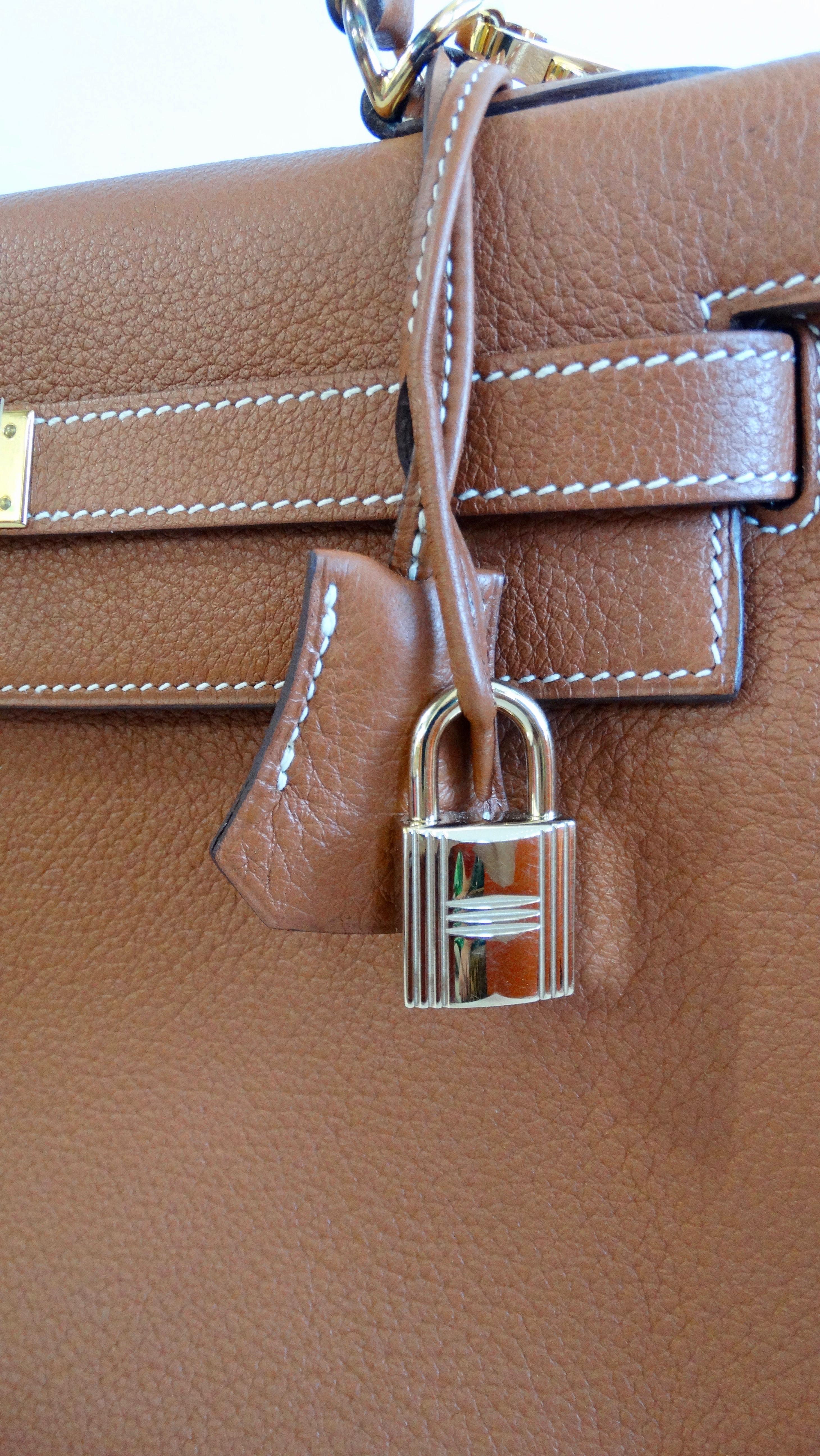 Hermès Kelly Retourne 32cm Gold Togo  13