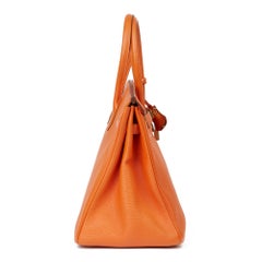 2004 Hermès Orange H Togo Cuir Birkin 35cm