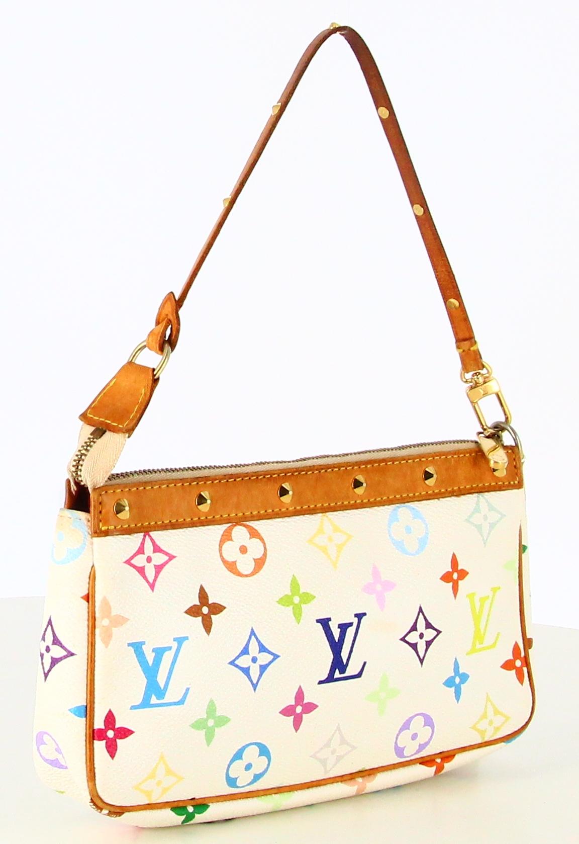 2004 Louis Vuitton Monogram Canvas  Multicolor Handbag In Good Condition In PARIS, FR