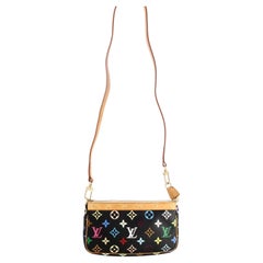 2004 Louis Vuitton Monogram Canvas X Takashi Morakami Clutch Bag