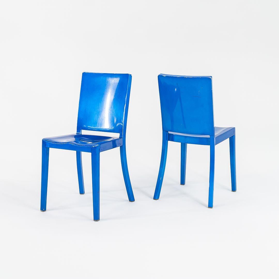 2004 Philippe Starck para Emeco Sillas auxiliares de comedor Hudson en azul 12x Disponibles en venta 3