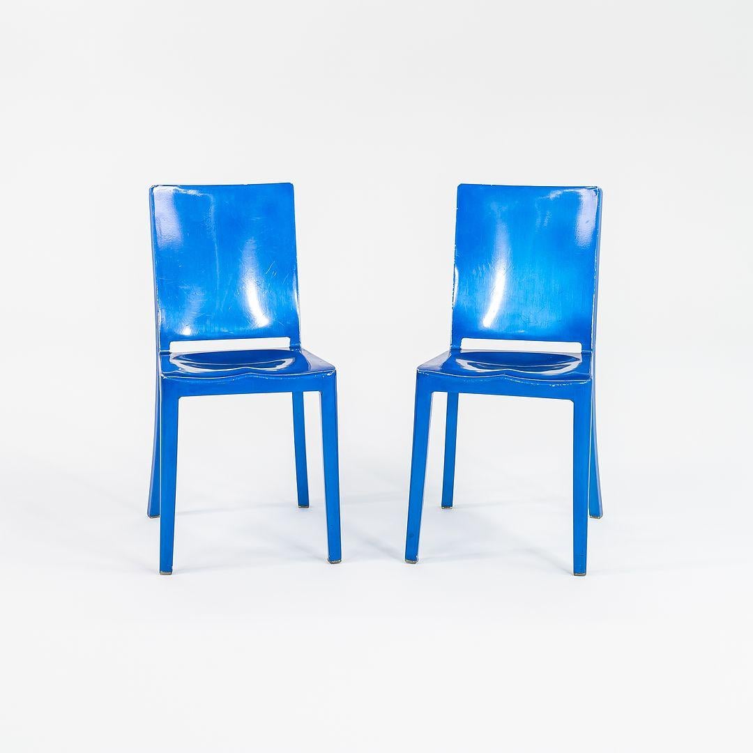 2004 Philippe Starck para Emeco Sillas auxiliares de comedor Hudson en azul 12x Disponibles en venta 4
