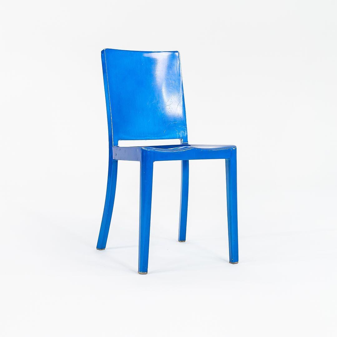 2004 Philippe Starck para Emeco Sillas auxiliares de comedor Hudson en azul 12x Disponibles Moderno en venta