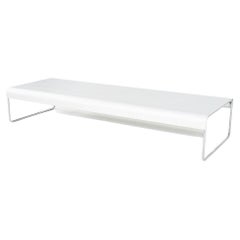 2004 Piero Lissoni for Cassina Zap Coffee Table in Brushed Aluminum