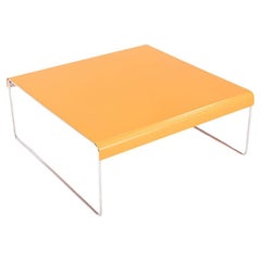 2004 Piero Lissoni for Cassina Zap Coffee Table in Orange 36x15"