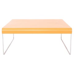 2004 Piero Lissoni for Cassina Zap Coffee Table in Orange 36x15"