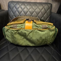 2004 Prada Militaire Tessuto Active Multi Pocket Shoulder Tote Bag