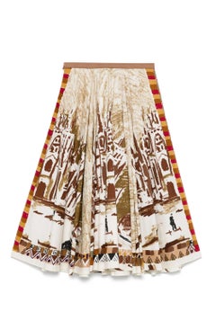 2004 Prada Postcard Skirt