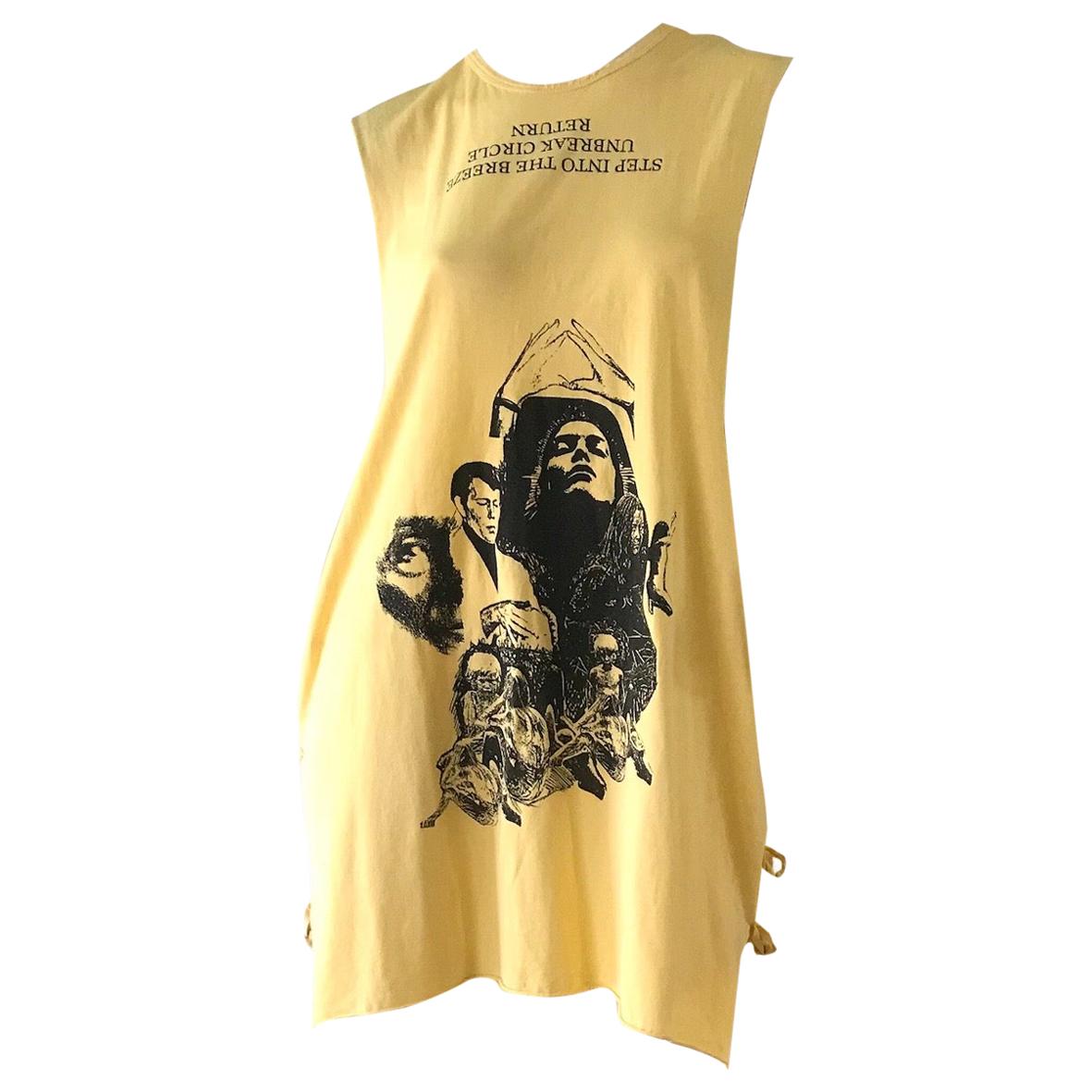 2004 Raf Simons Yellow Acid Tank