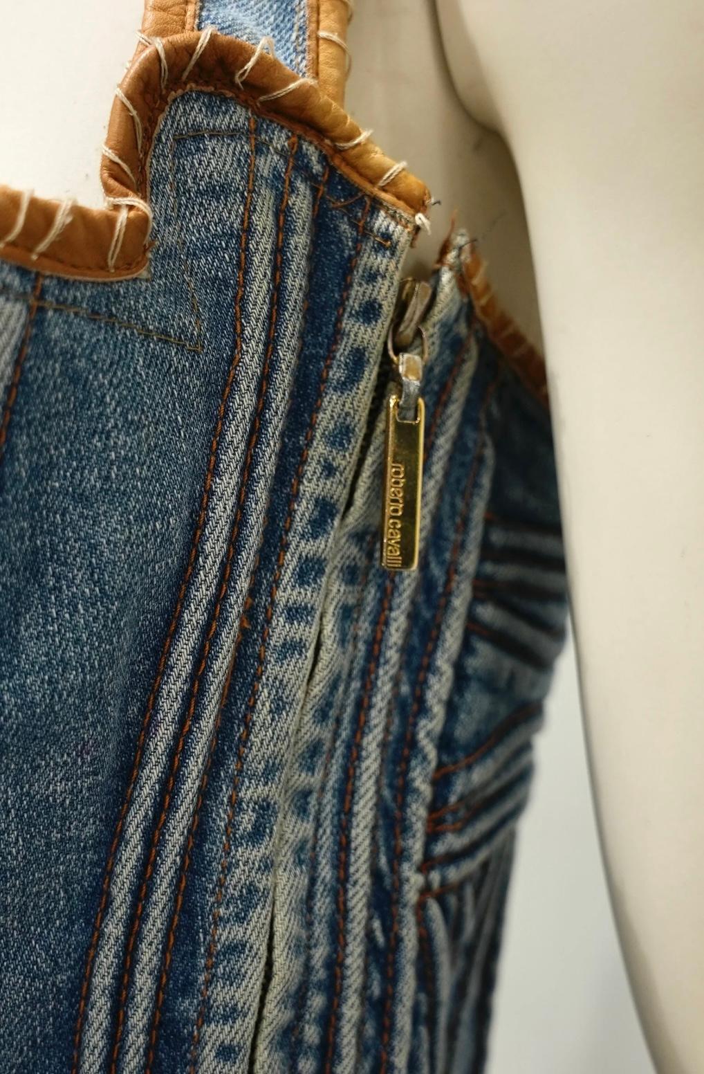 2004 Roberto Cavalli - Top corset à armure 3D Unisexe en vente