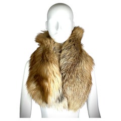 2004 Roberto Cavalli Large Fox Fur Collar Wrap