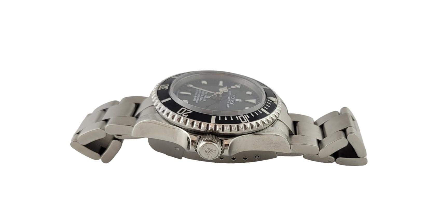 2004 Rolex Sea-Dweller Men's Watch 16600 Box/Booklet Black Dial Bezel #17220 3