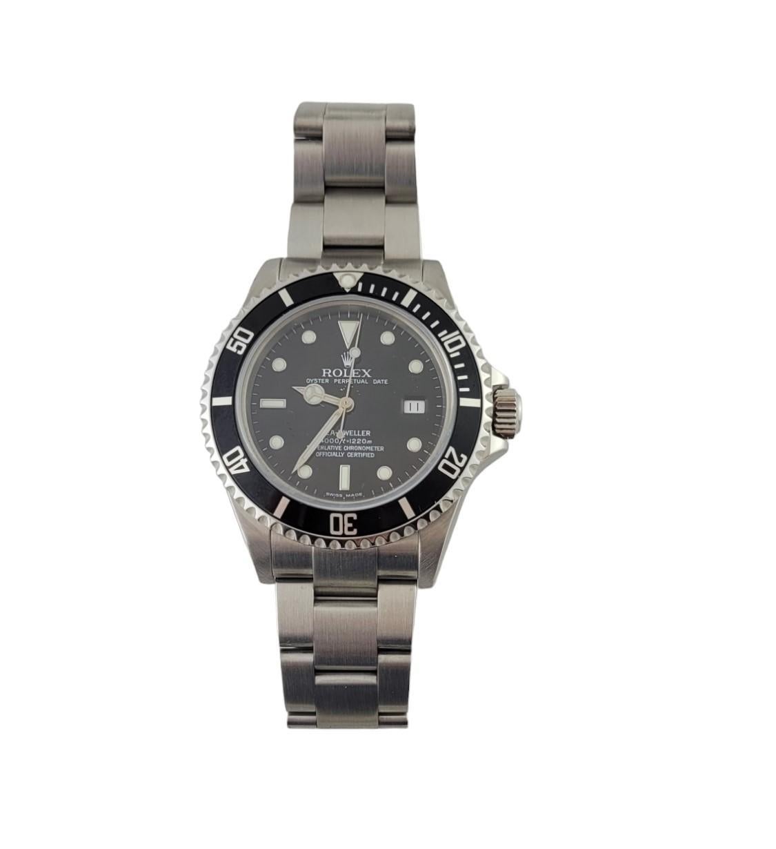 2004 Rolex Sea-Dweller Men's Watch 16600 Box/Booklet Black Dial Bezel #17220 4