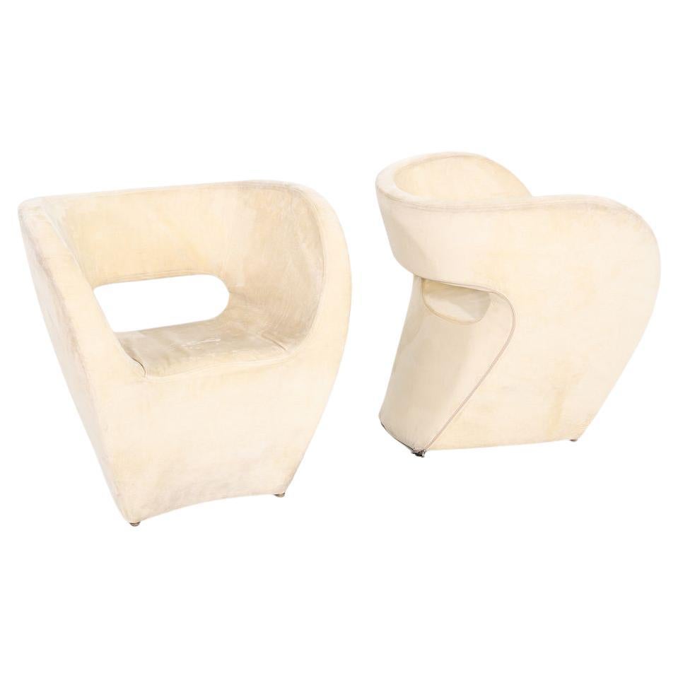 2004 Ron Arad for Moroso Victoria and Albert Lounge Chairs 8x Available For Sale