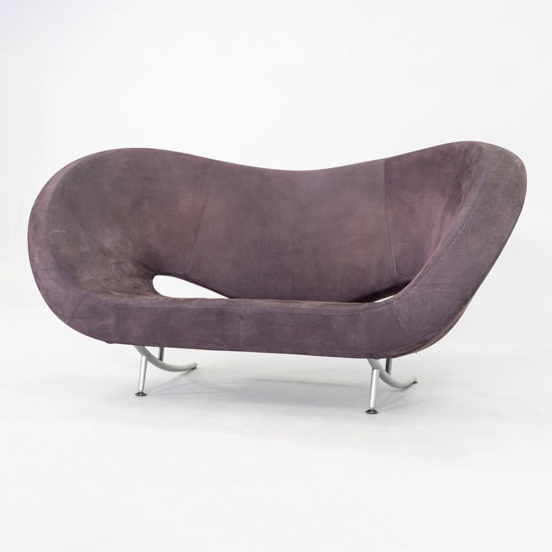 2004 Ron Arad für Moroso Victoria and Albert Sofa aus lila Leder 6x verfügbar im Angebot 3