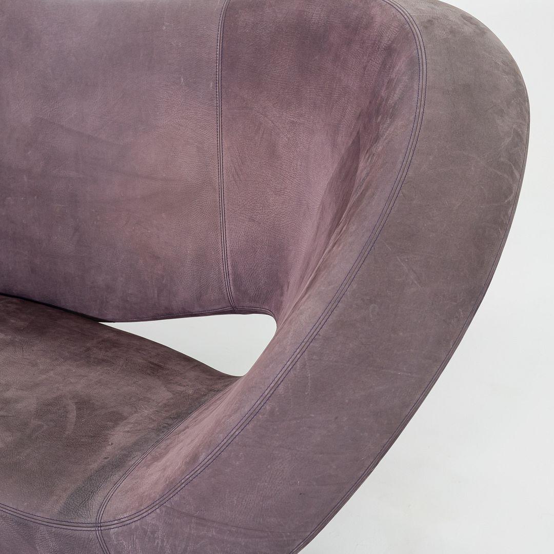 2004 Ron Arad für Moroso Victoria and Albert Sofa aus lila Leder 6x verfügbar (Moderne) im Angebot