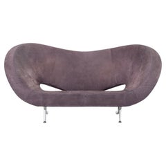 2004 Ron Arad per Moroso Victoria and Albert Divano in pelle viola 6x Disponibile
