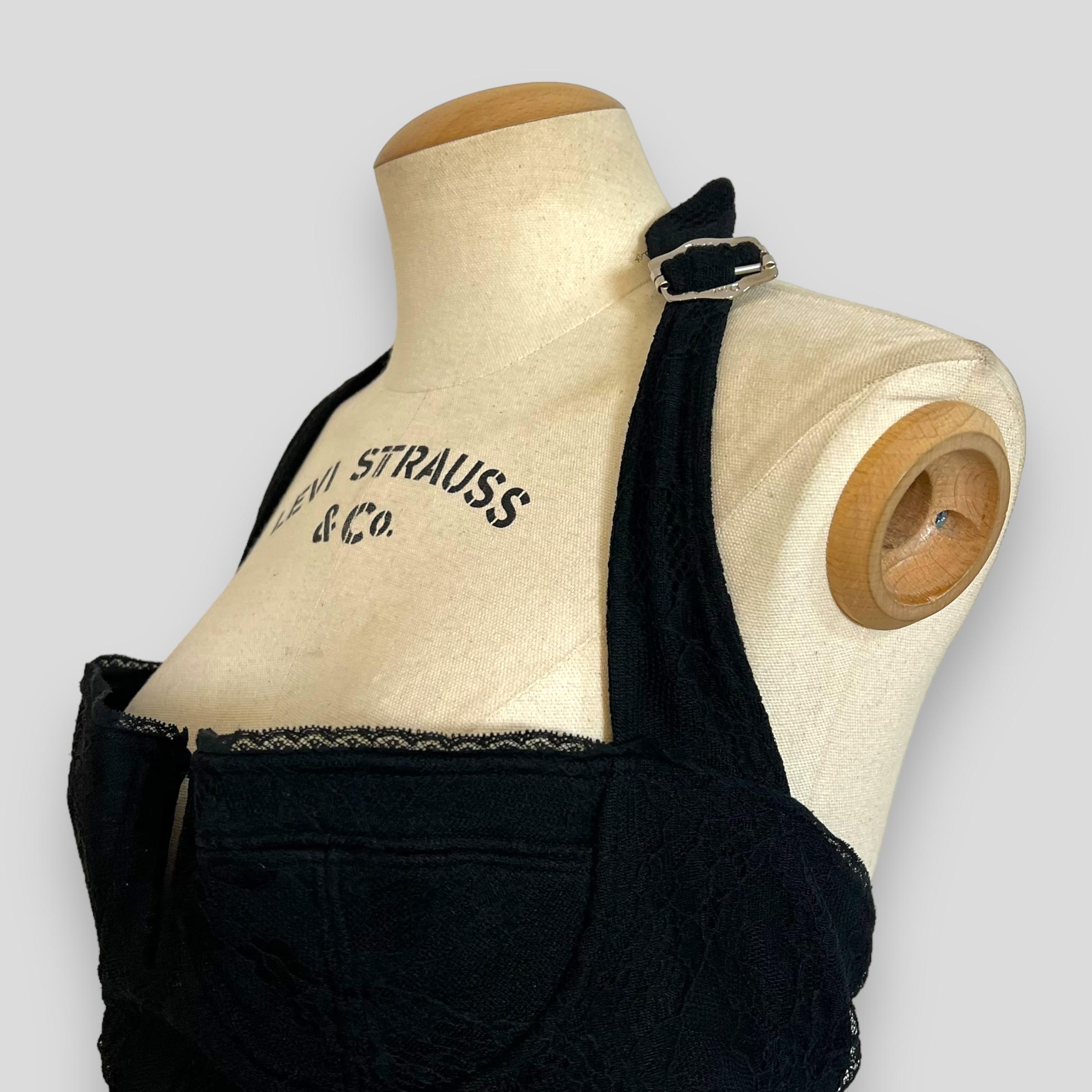Women's 2004 s/s  Christian Dior By John Galliano Runway runwat Lace Corset halter Top For Sale
