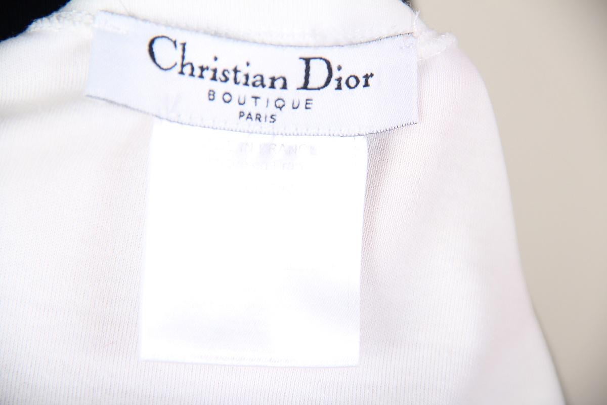 2004 conjunto Dior Gitane 2004  Camiseta de algodón Galliano Broche de golondrina esmaltado en venta 1