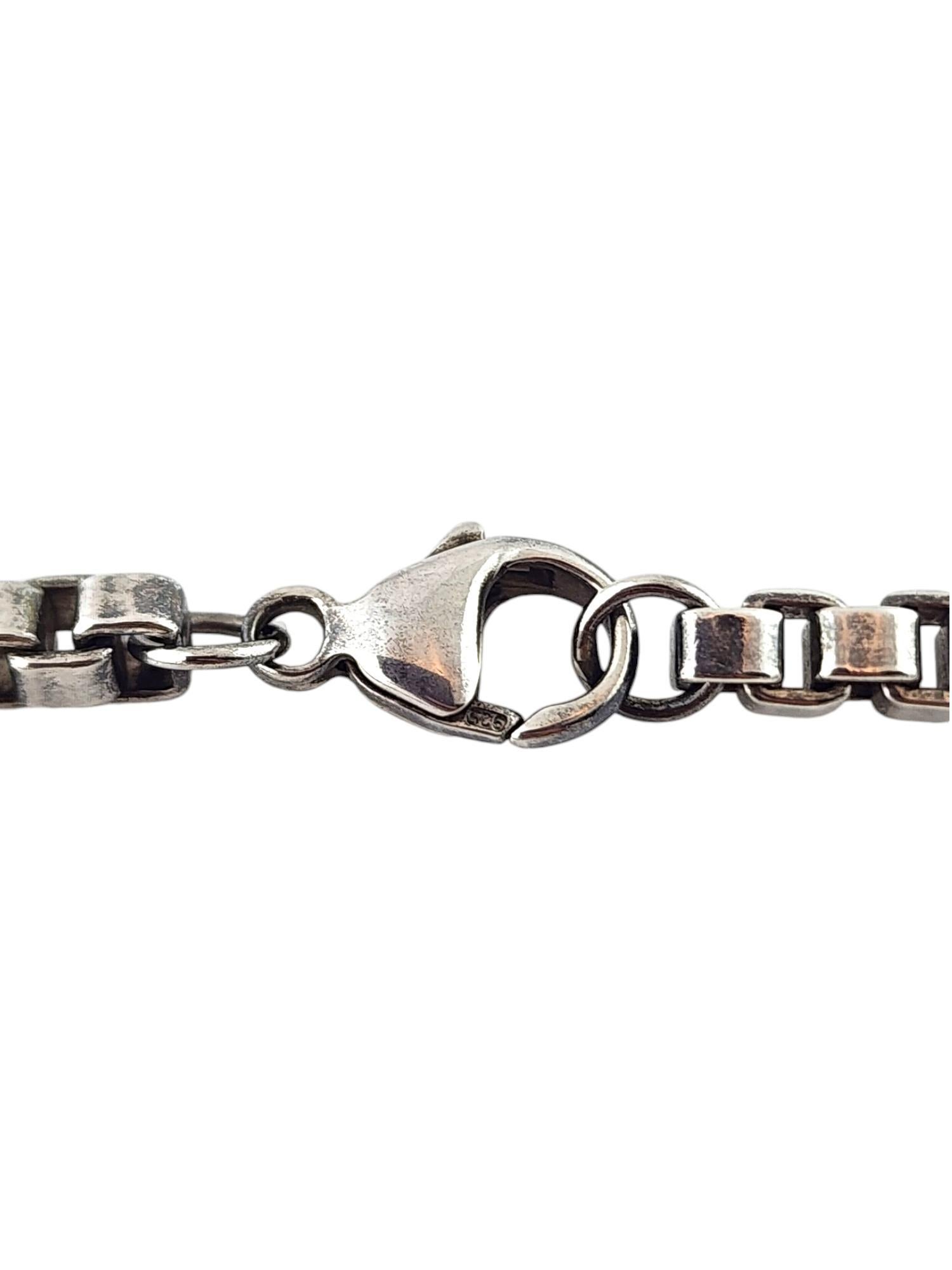 2004 Tiffany & Co Sterling Silver Venetian Link I.D. Bracelet #18924 2