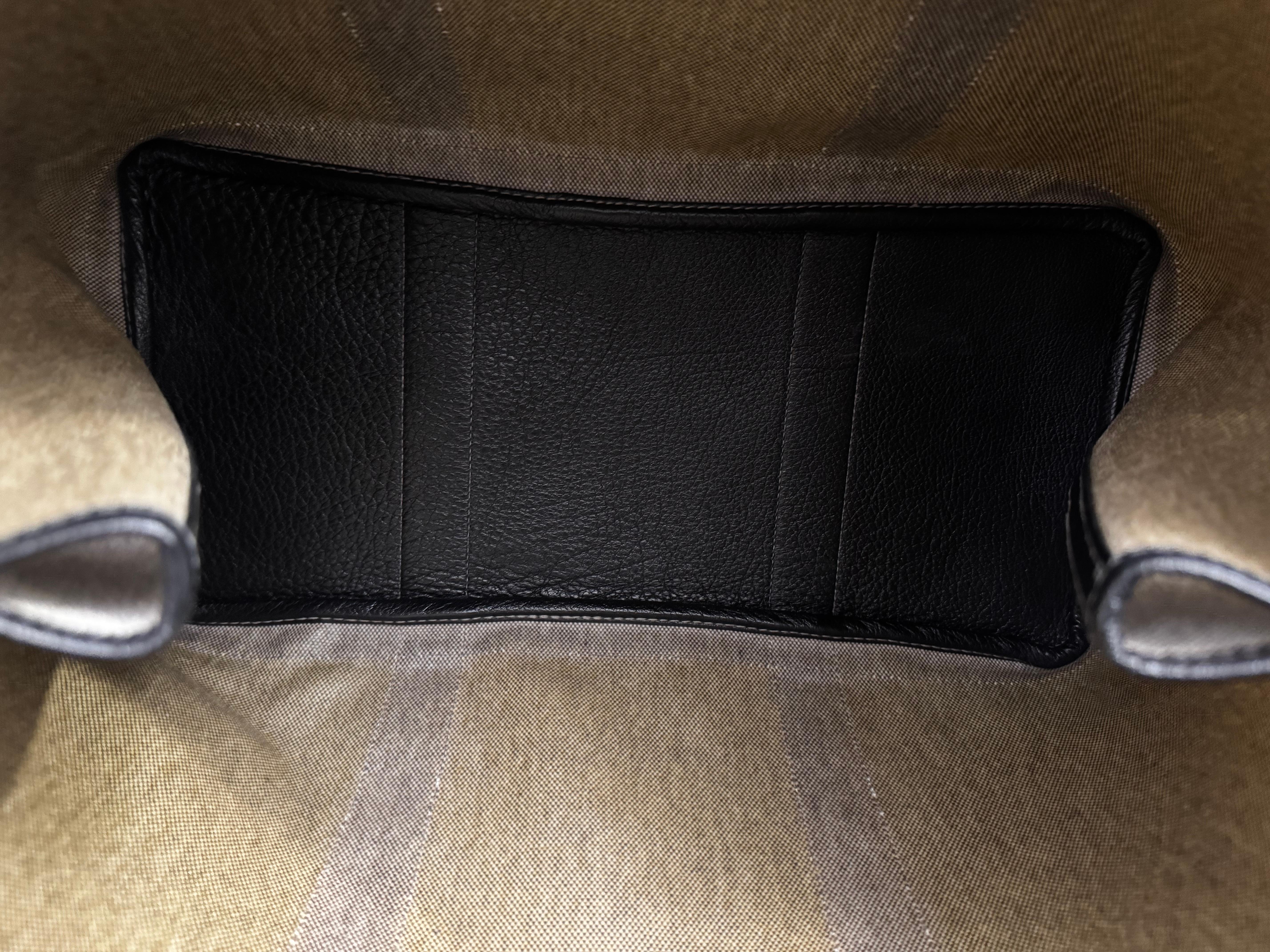 2004 Vintage HERMES Garden Party MM Canvas Grey PHW Tote en vente 4