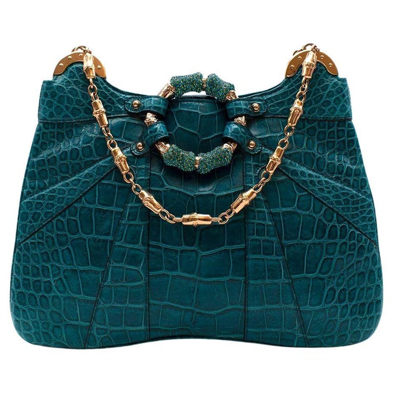carolyn crocodile handbag
