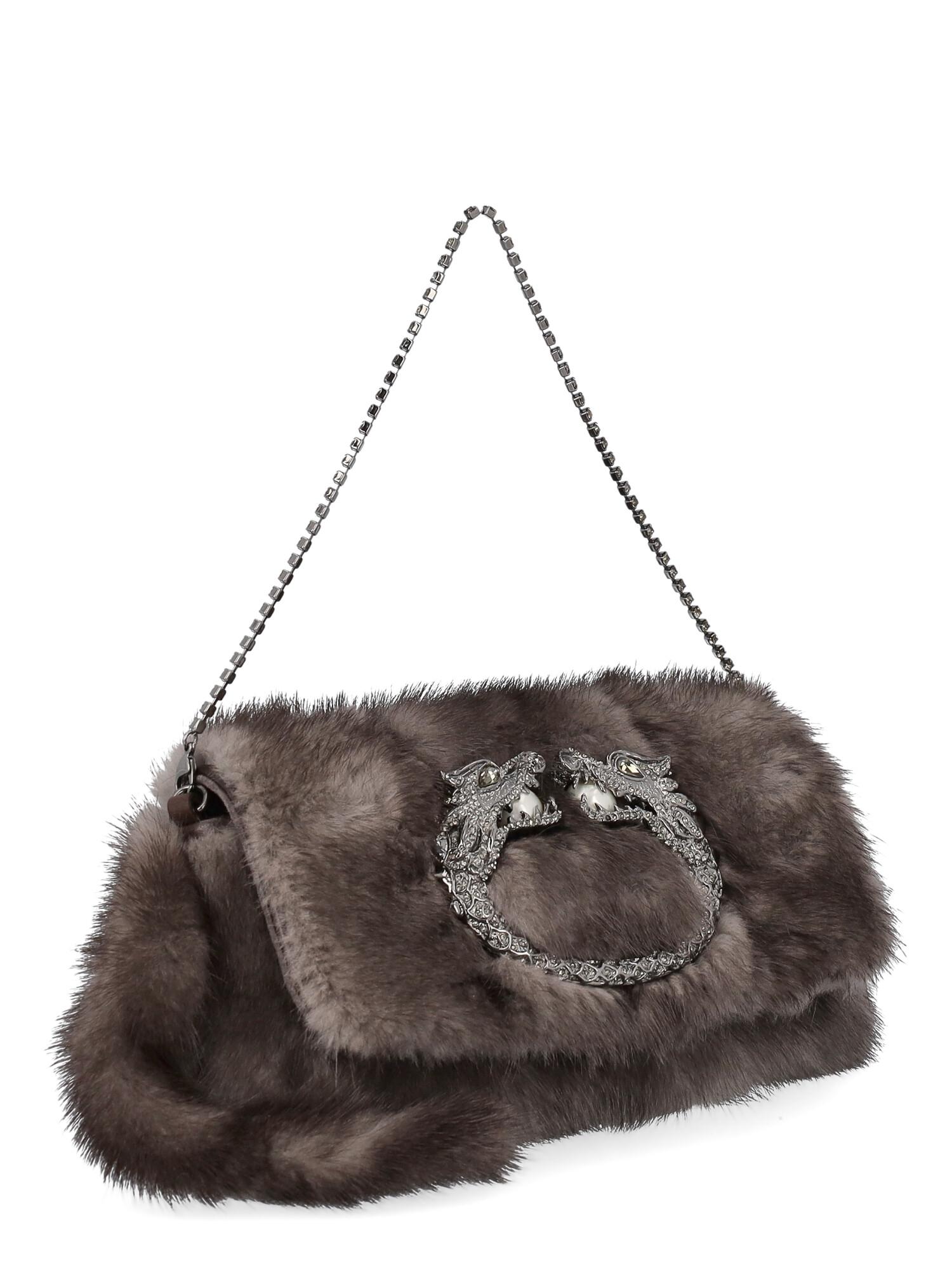 2004 Vintage Tom Ford for Gucci Cross mink fur clutch bag 
Width: 19 cm
Height: 9 cm
Handles Drop: 13 cm
Color: Grey
Exterior: 100% Real Fur
Lining: 100% Leather
Made in Italy
Condition: Excellent