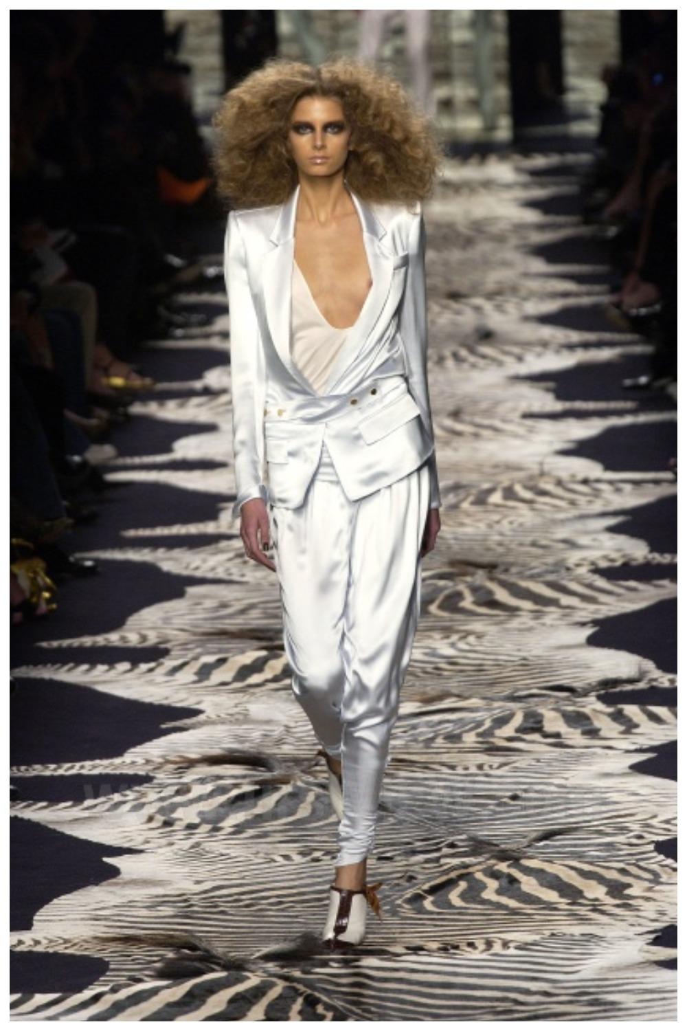 2004 Yves Saint Laurent SS 2004 Tom Ford giacca + gilet in vendita 9