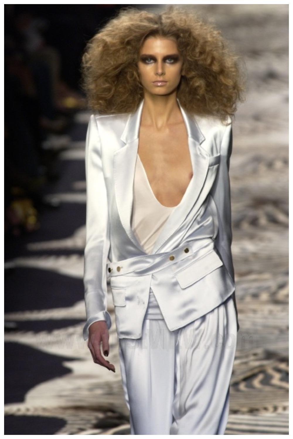 2004 Yves Saint Laurent SS 2004 Tom Ford giacca + gilet in vendita 10