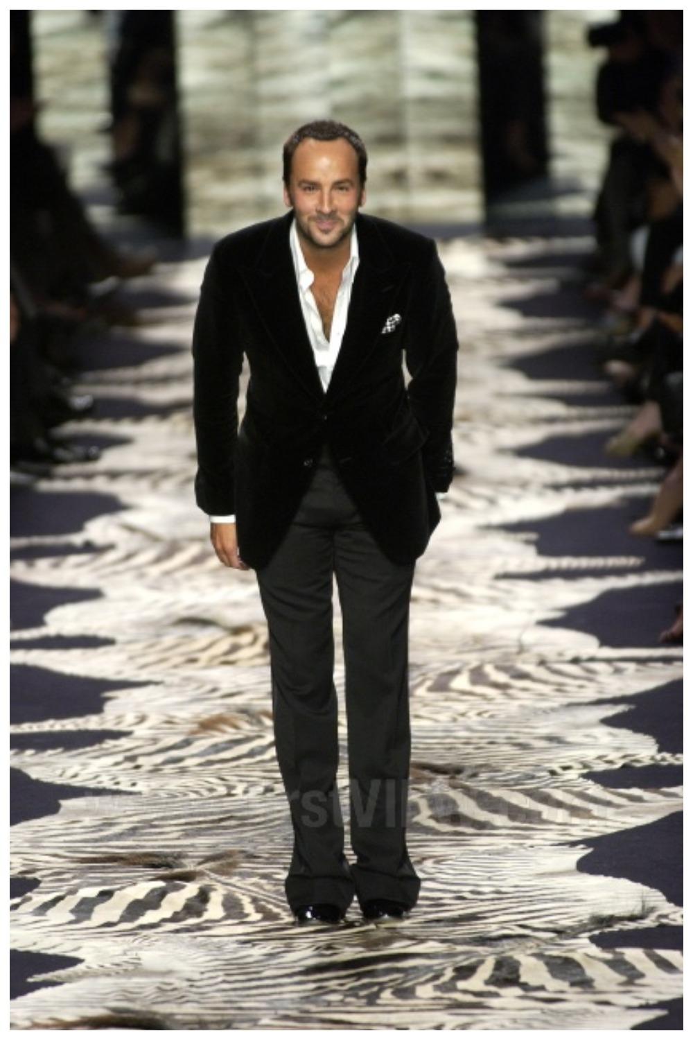 2004 Yves Saint Laurent SS 2004 Tom Ford giacca + gilet in vendita 11