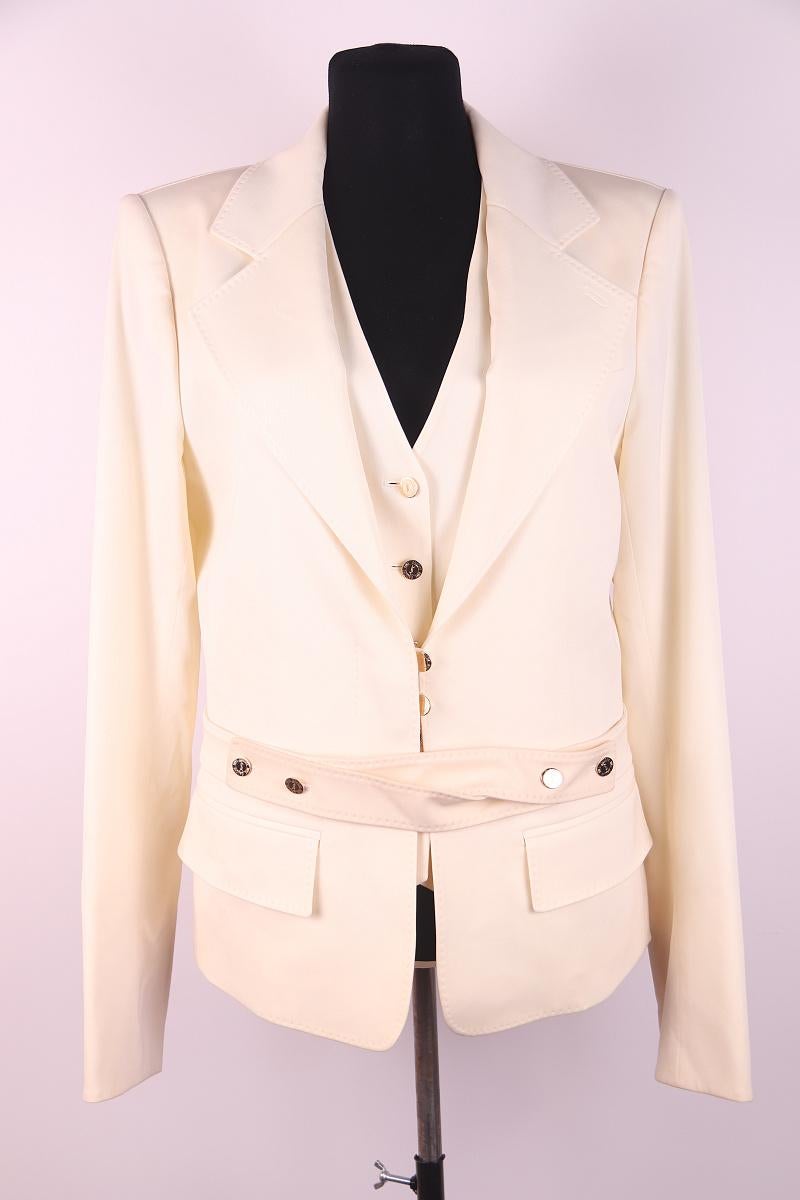 2004 Yves Saint Laurent SS 2004 Tom Ford giacca + gilet in vendita 4