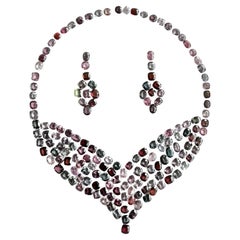 Spinelle birmane multicolore de 200,40 carats de qualité supérieure, taille naturelle