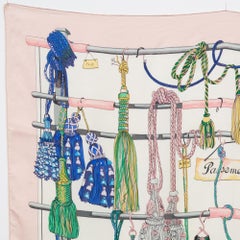 2004s Hermes Pink Passementerie by F Heron Silk Scarf