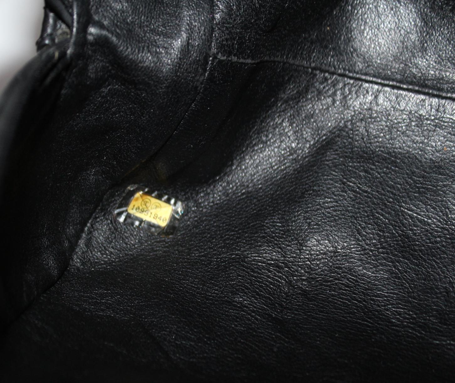 2005/06 Chanel Black Leather Top Handel Bag 2