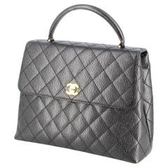 2005-2006 Chanel Kelly Caviar Leather Handbag 
