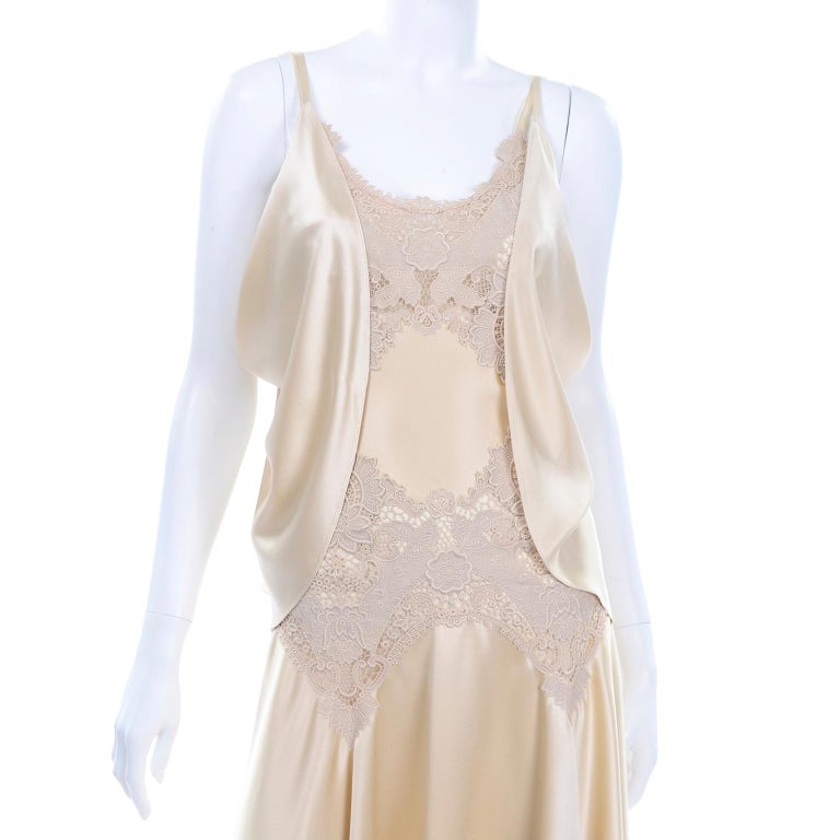 white christmas dresses Dreamist Spring 2012 Alexander McQueen by Sarah Burton Soft Gold Lace –  Shrimpton Couture main image 0