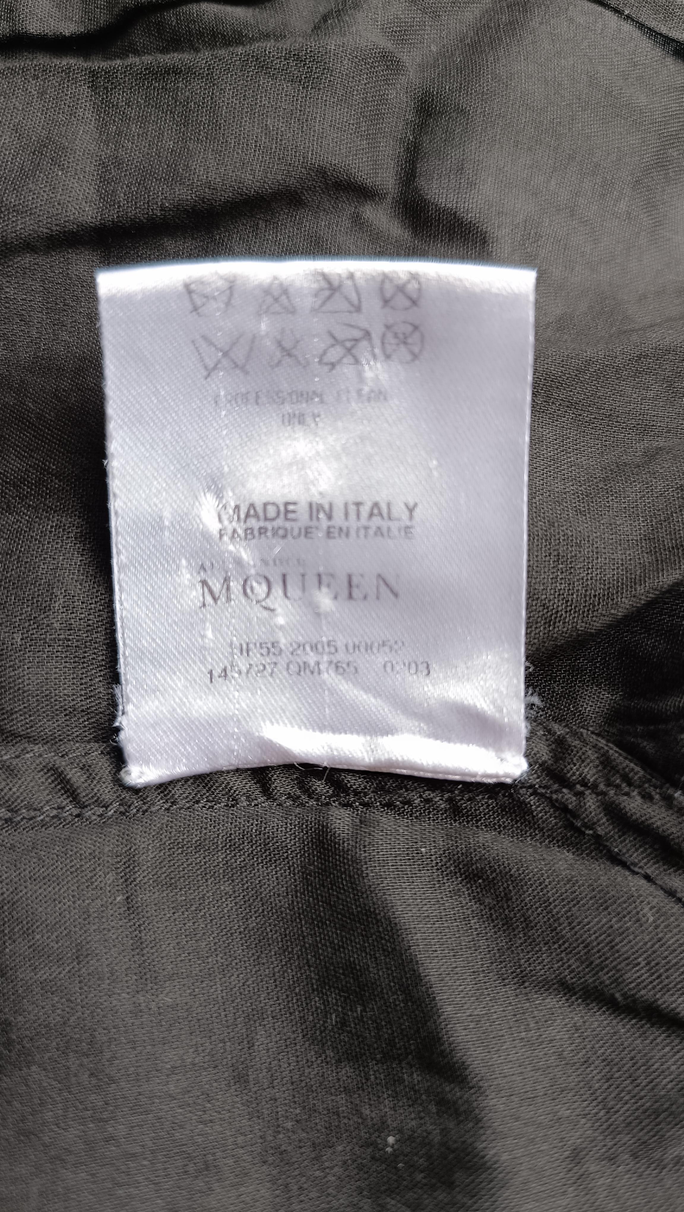 2005 Alexander McQueen cotton blouse For Sale 7