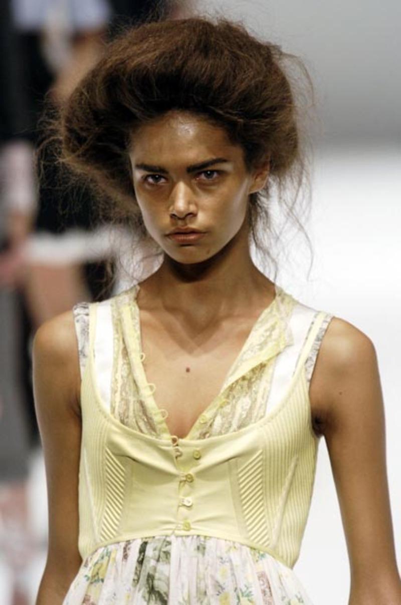 2005 Alexander McQueen corsetto da passerella verde menta in vendita 10